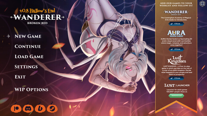 补档【卡牌肉鸽SLG/沙盒后宫/全动态】异世界浪子：床榻春宫（WANDERER: Broken Bed） V0.8 STEAM官中【2G】