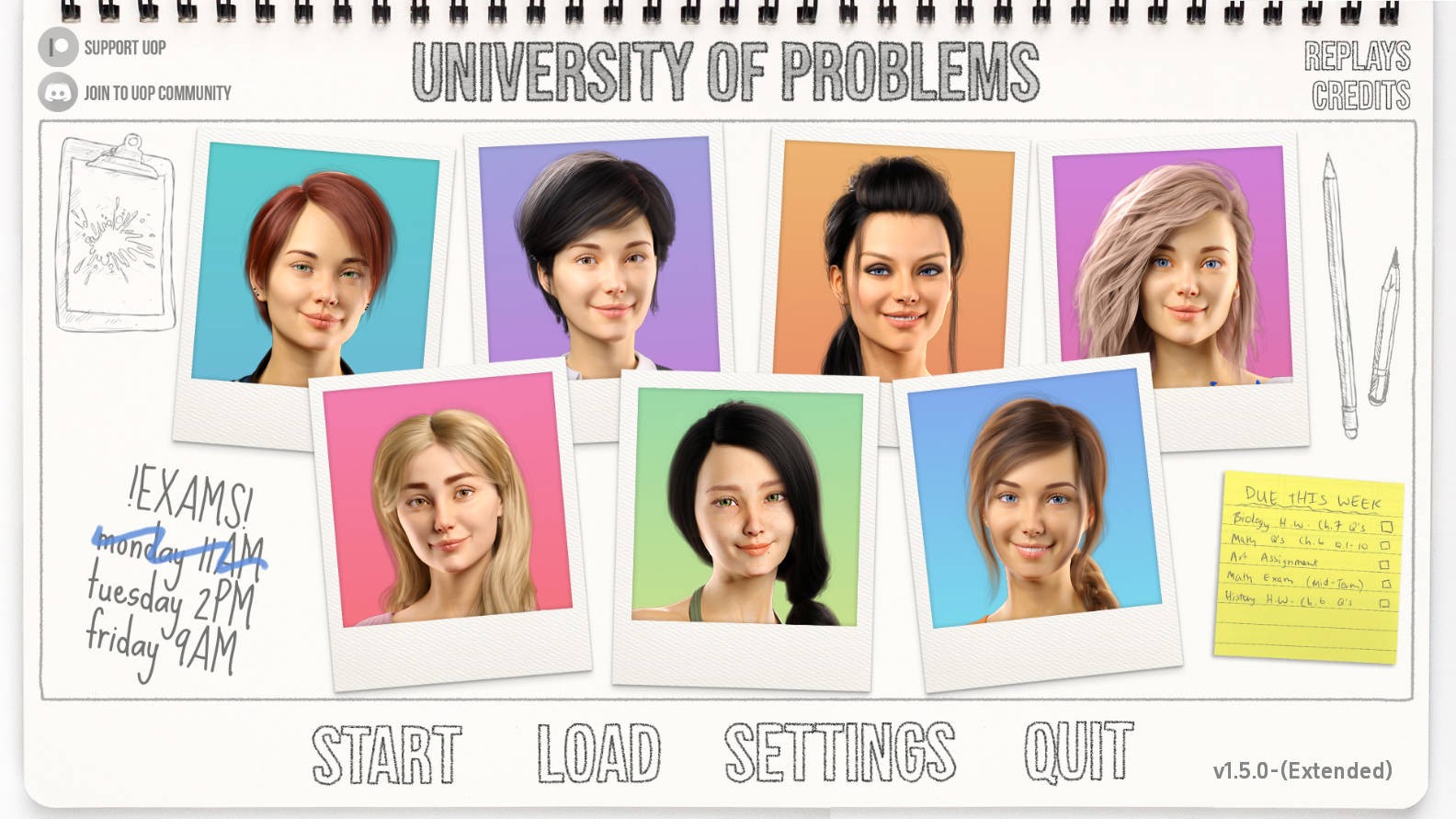 【欧美SLG/动态】问题大学 学院情缘 University of Problems v1.5.5 Extended 汉化中文【PC+安卓-13GB】-ACG家园网