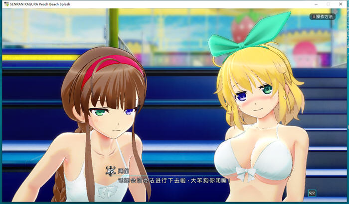 【PC/中文/休闲/DLC魔改/射击/21.6G】闪乱神乐:沙滩戏水(闪乱カグラ PEACH BEACH SPLASH) Ver1.08 官方中文版+全DLC魔改+动作射击游戏&补+21.6G