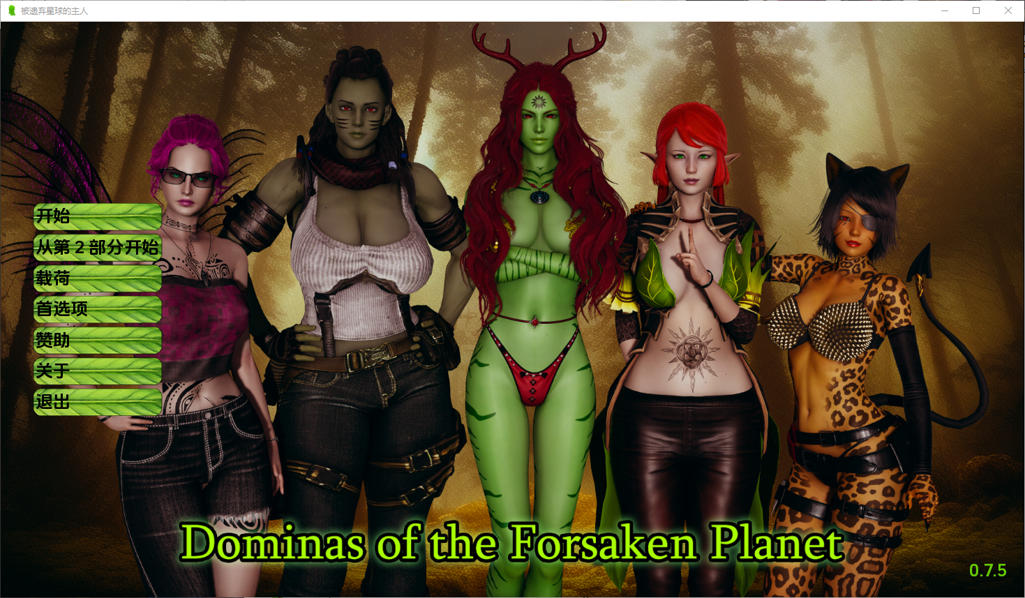 [亚洲风SLG/动态] 被遗忘星球 Dominas of the forsaken planet v1.0 汉化版 [PC+安卓-3.50G]