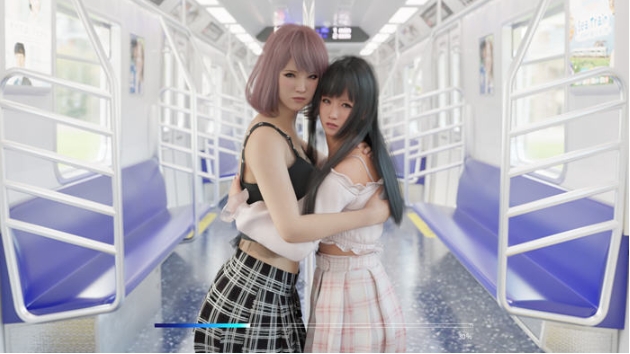 【PC/官中/互动/SLG游戏/2.33G】电车上的个性女孩 官方中文版+互动SLG游戏+2.33G