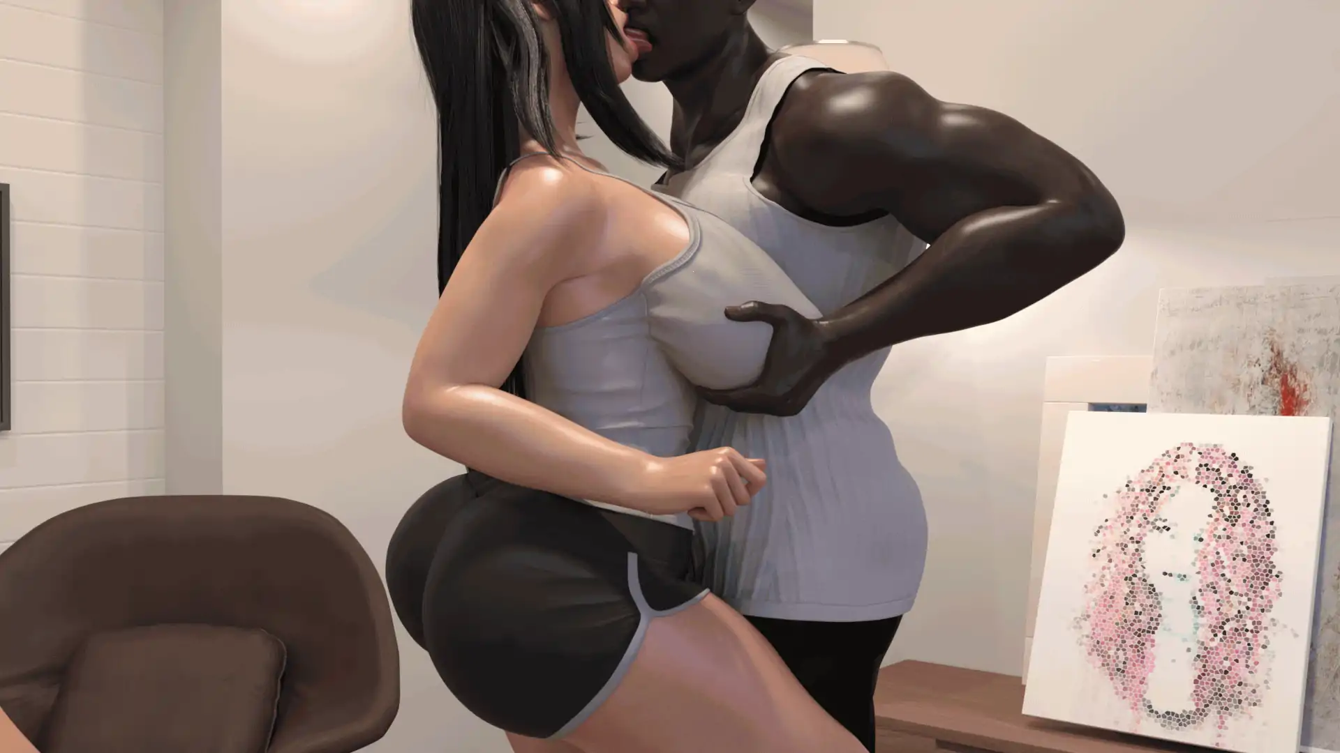 【欧美SLG/AI汉化/同人】蒂法黑暗天堂v0.12 AI汉化版【PC+安卓/3.57G/更新】 内容图 3