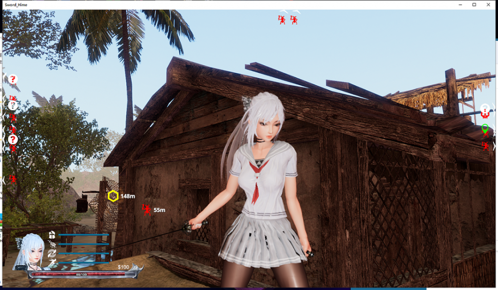 【大型ACT/中文/全动态】Sword x Hime 百鬼夜行 劍姬無双 STEAM 官方中文步兵版 【新作/CV/8.6G】