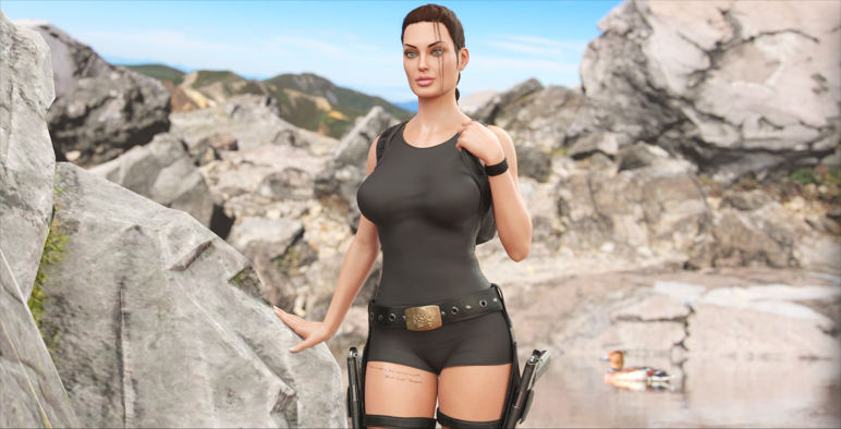 劳拉与失落之城(Lara Croft and the Lost City) v0.4.9 汉化版 PC+安卓 同人SLG游戏 5.6G