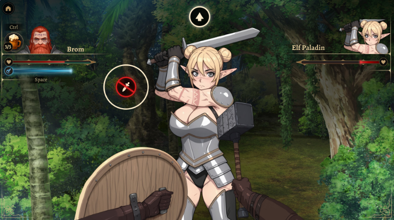 【PC/官中/步兵版/亚洲风/SLG游戏/1.19G】 精灵洞穴必须倒下 Elven Holes Must Fall 官中步兵版+亚洲风SLG游戏+1.19G