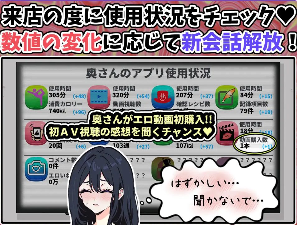 【PC/AI汉化/日式/SLG游戏/990M】 明明只是来修手机的～逐渐沉迷于催眠应用的清纯人妻 AI汉化版+日式SLG游戏+990M