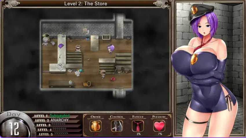 【PC/官中/爆款/RPG游戏/1.90G】 卡琳的监狱（Karryn’s Prison）Ver1.3.1.27 官中步兵版 作弊+全DLC+爆款RPG游戏+1.90G