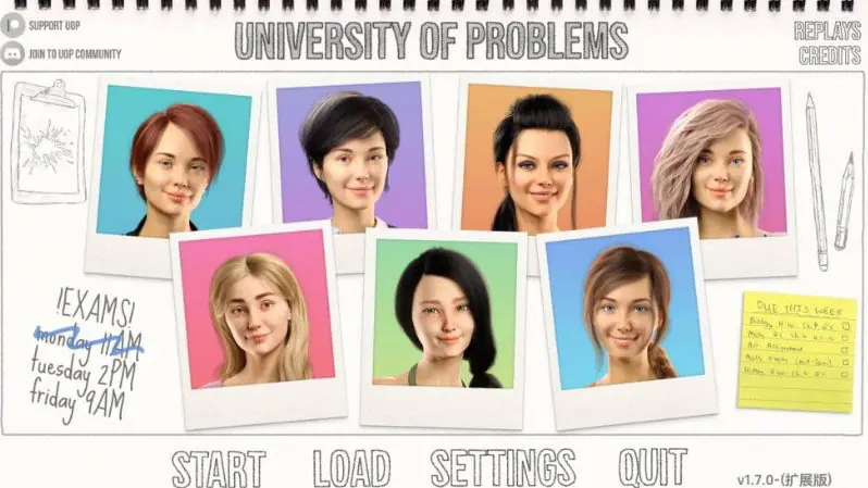 【PC/安卓/AI汉化/欧美/3D/SLG游戏/17.7G】学院情缘 (University of Problems) Ver1.8.0 AI汉化版+PC+安卓+欧美3DSLG游戏+17.7G-ACG家园网