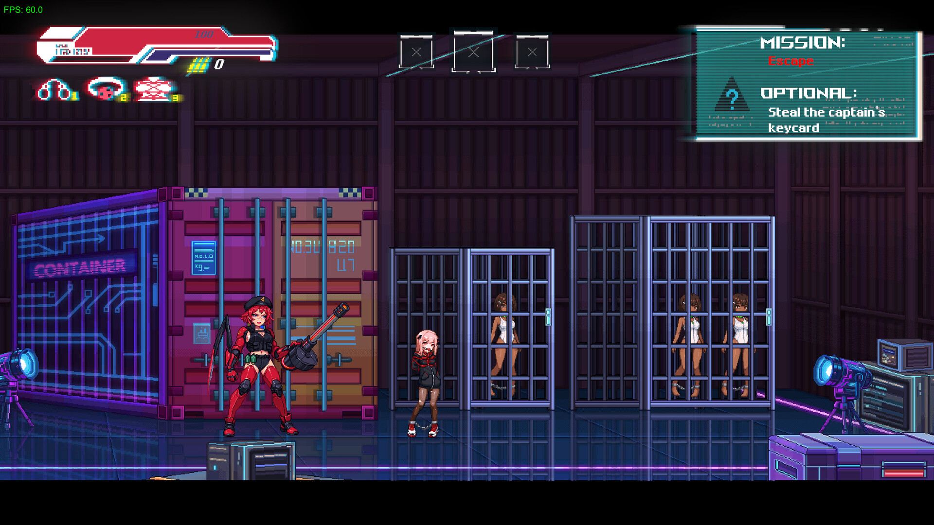【像素ACT/中文/动态】不死少女的赛博革命 STEAM官方中文版【新作/1G】