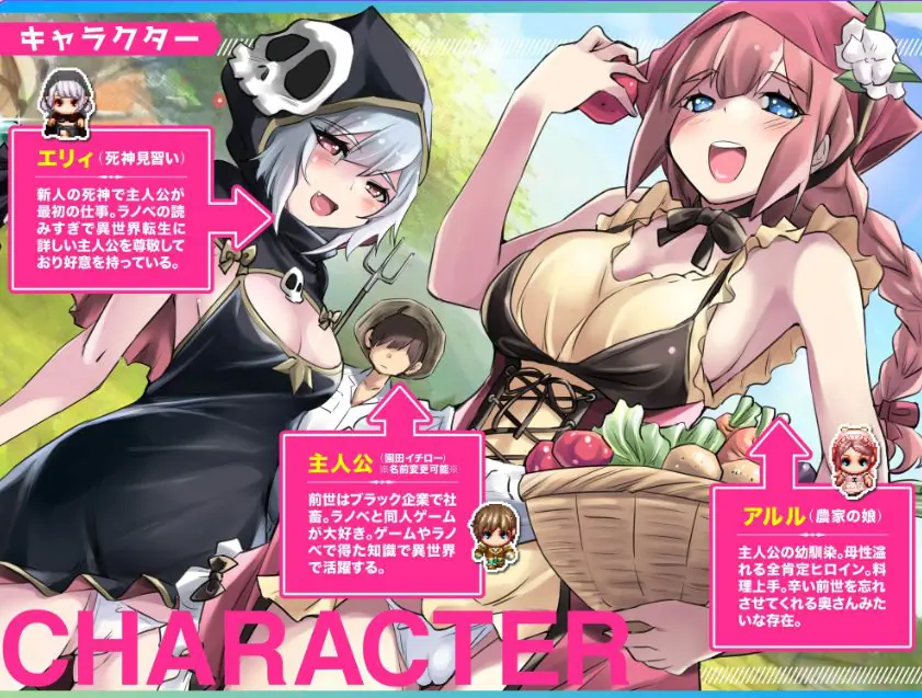 【PC/AI汉化/冒险/RPG游戏/1.60G】异世界慢生活牧场～转生后成了初始村民A且等级固定为1，但凭着作弊技能建立后宫并顺便拯救了世界的故事 AI汉化版+特典+冒险RPG游戏+1.60G-ACG家园网
