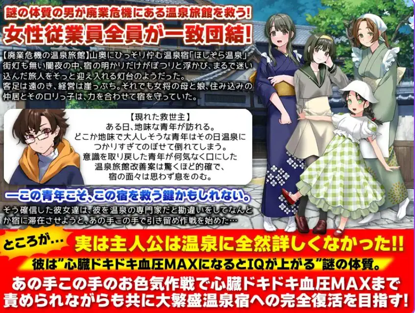 【PC/AI汉化/日式/RPG游戏/500M】 让温泉旅馆生意兴隆的经营游戏 欢迎来到星空温泉！ AI汉化版+日式RPG游戏+500M-ACG家园网