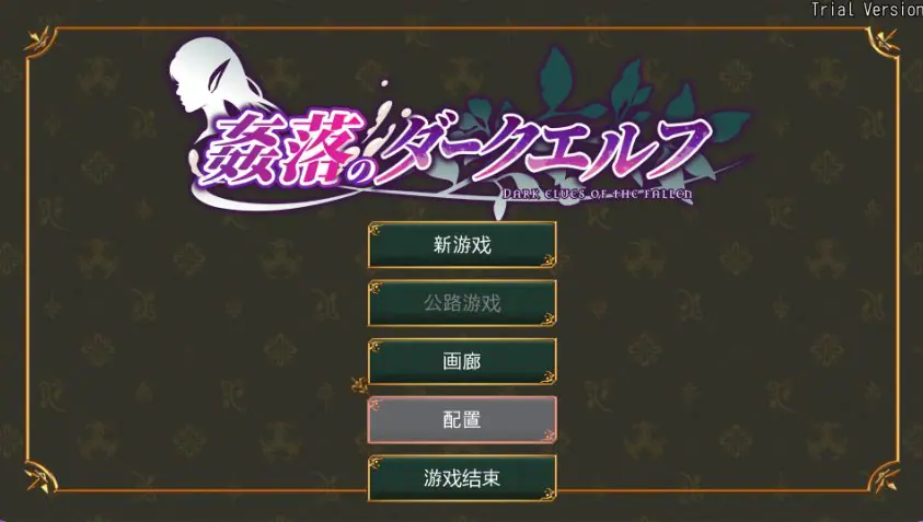【PC/官中/冒险/RPG游戏/3.50G】奸落的黑暗精灵 （姦落のダークエルフ）体验版 官中版+冒险RP游戏+3.50G-ACG家园网